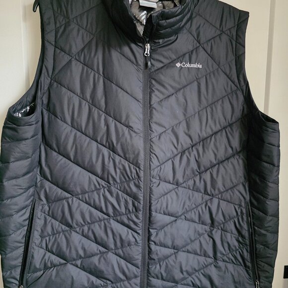 Columbia Sportswear Company Tops - Columbia Ladies OMNI-HEAT black vest 3XL
